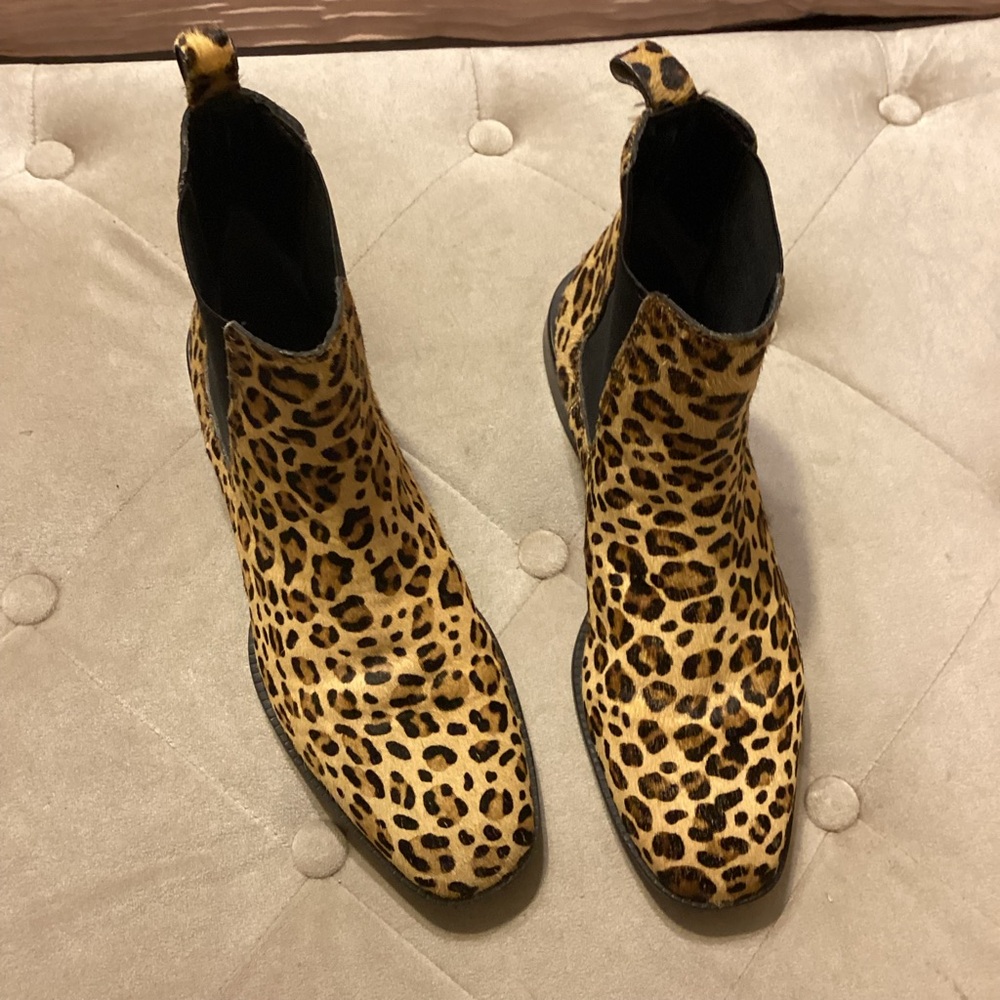 ASOS Leopard Print Ankle Boots